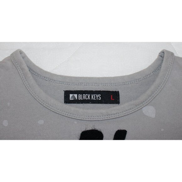 Tweety Bird Split Skull Gothic Sweatshirt, Raised Lettering Tweety, Grey, Large - Picture 5 of 8